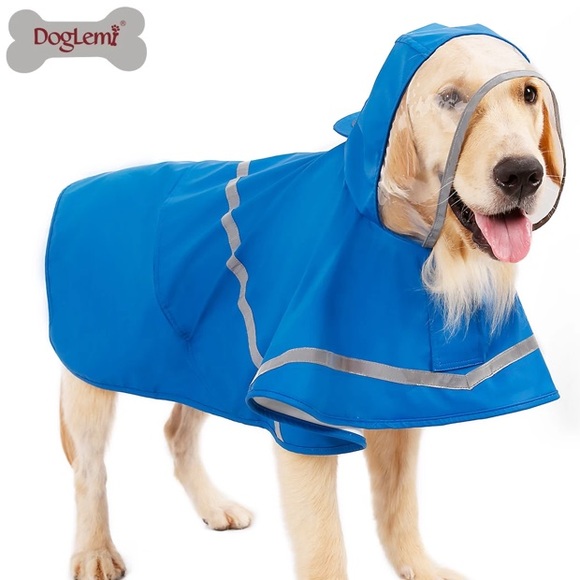 Doglemi Reflective Raincoat - Picture 1 of 8